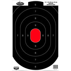 Birchwood Casey Dirty Bird Silhouette Target 12 x 18 in. Black & Red 100 Pack