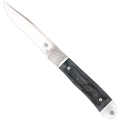 CobraTec Trapper Hidden Release Folding Knife Auto Folding Blade Black
