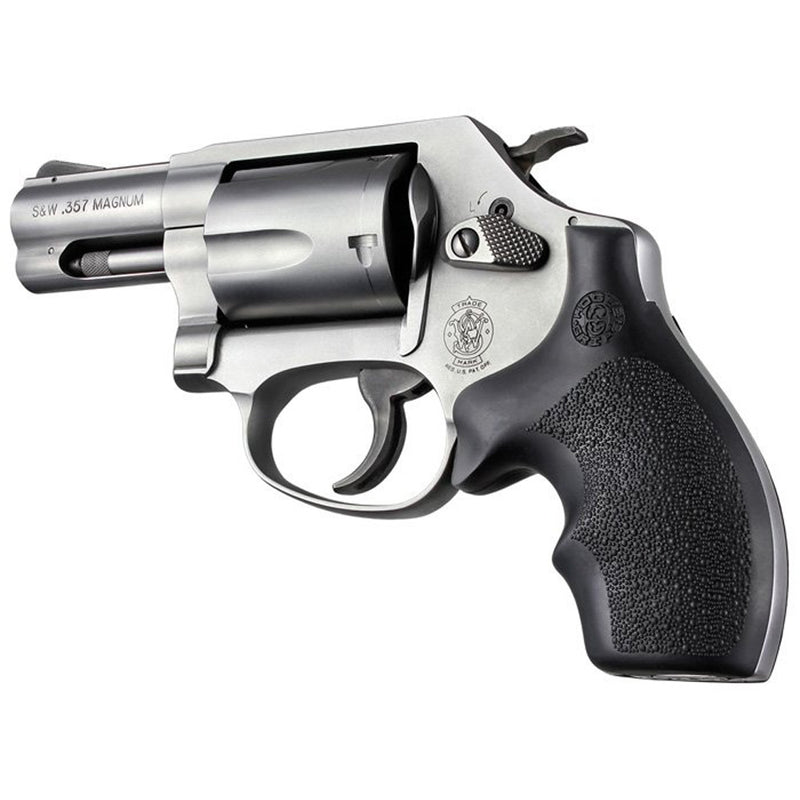 Hogue Overmolded Rubber Bantam Grip S&W J Frame Revolvers Black