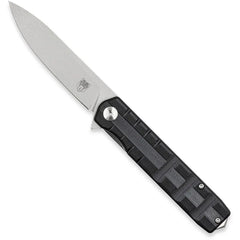 CobraTec Large Kuzio Drop Folder Knife Folding Blade Black
