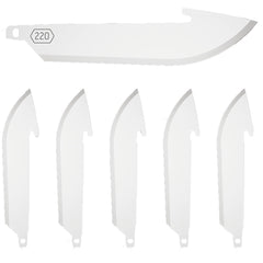 Outdoor Edge Drop Point Replacement Blades Stainless 2.2 in. 6 pk.