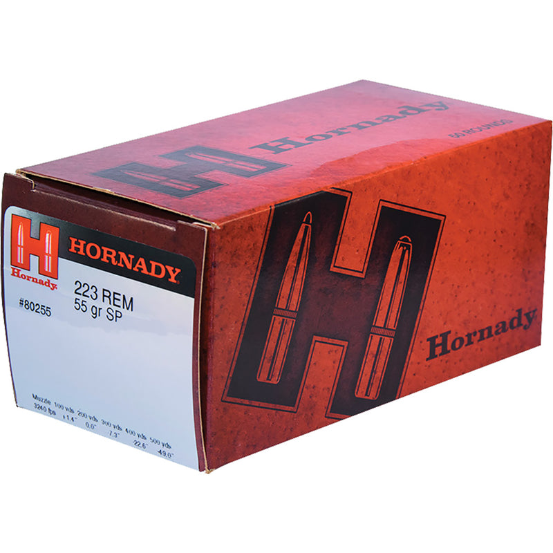 Hornady Custom Rifle Ammo 223 Rem 55 gr. Spire Point 50 rd.