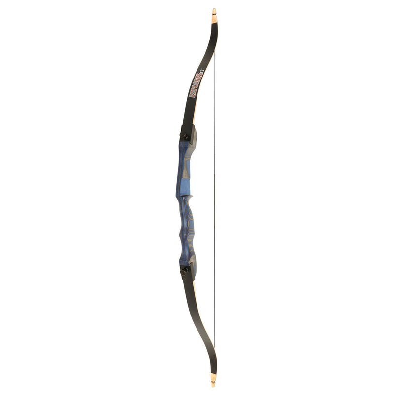 October Mountain Explorer CE Recurve Bow Blue 54 in. 28 lbs. LH