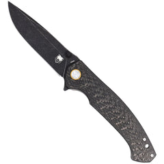 CobraTec Aventus Carbon/Titanium S35VN Knife Folding Blade Carbon Fiber