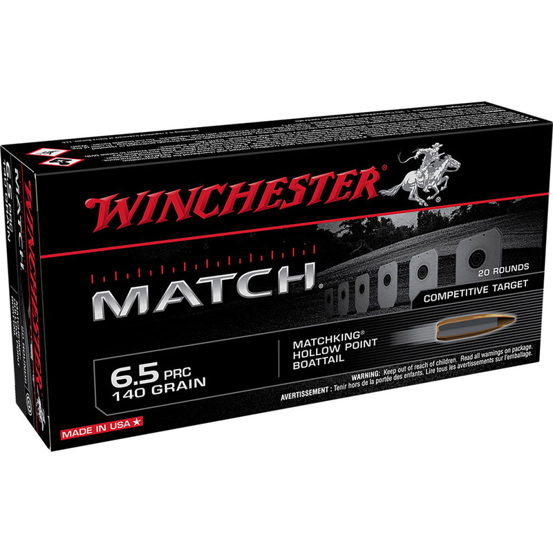 Winchester USA Ready Rifle Ammo 6.5 PRC 140 gr. FMJOT 20 rd.