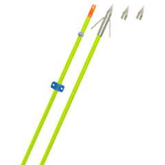 Fin Finder Raider Pro Bowfishing Arrow Flo Green with Big Head Point