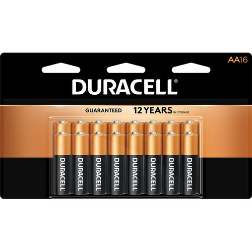 Duracell Coppertop Batteries AA 16 pk.