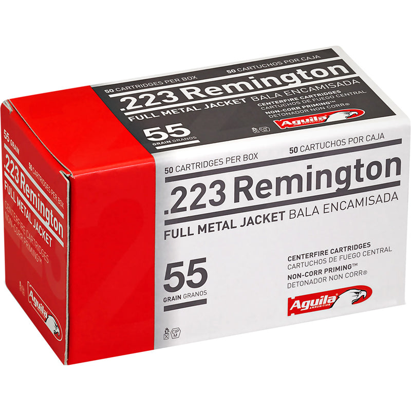 Aguila Rifle Ammo 223 Rem. 55 gr. FMJ 50 rd.