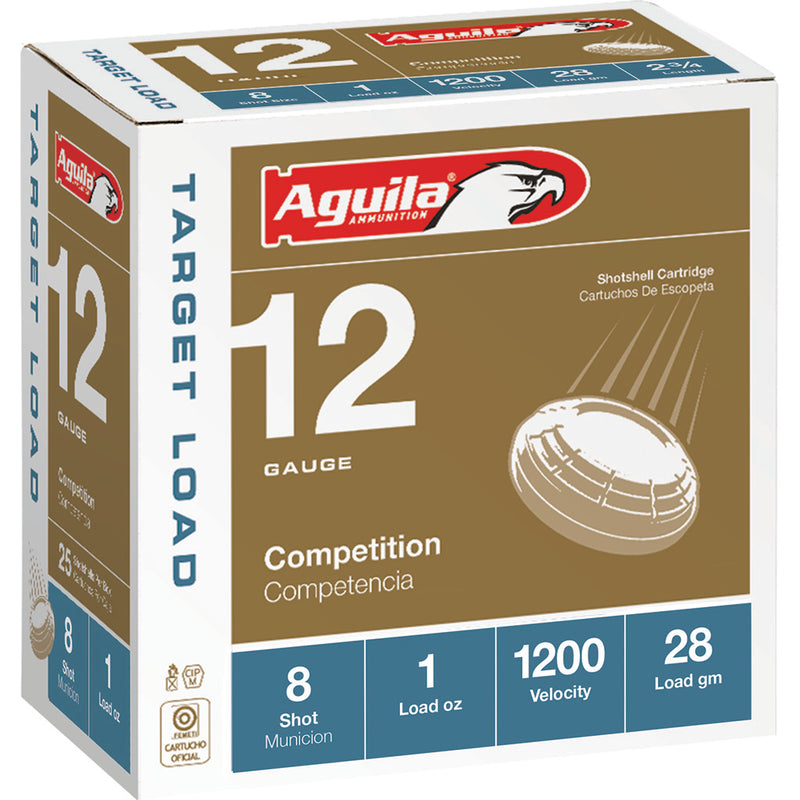 Aguila Target Shotgun Load 12 ga. 2.75 in. 1 oz. 1200 FPS 8 Shot 25 rd.