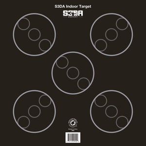 Maple Leaf S3DA 3D Target Face Black ASA 25 pk.