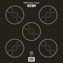 Maple Leaf S3DA 3D Target Face Black ASA 25 pk.