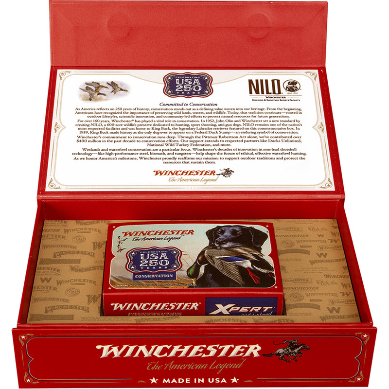 Winchester Conservation USA 250 Cigar Boxes 12 ga. 3 in. 1 1/8 oz. 2 Shot 10 rd.