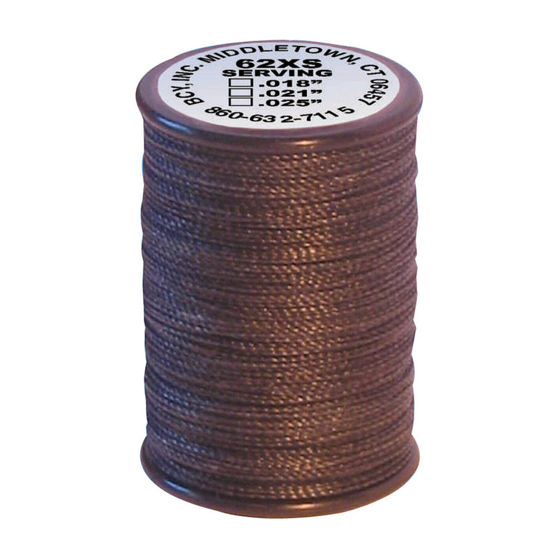 BCY 62XS Braided Center Serving Black .018 100 yds.