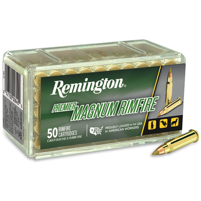 Remington Magnum Rimfire Ammo 17 HMR 17 gr. Accutip 50 rd.