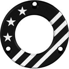 Axcel Driver Hubcap Black w/Engraving Made In USA/Patriotic Theme