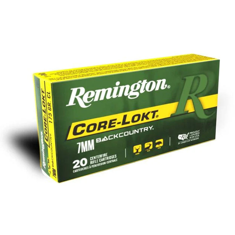 Remington Core-Lokt Centerfire Rifle Ammo 7mm BC 175 gr. Core-Lokt PSP 20 rd.