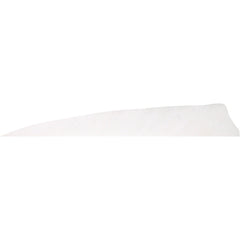 Gateway Shield Cut Feathers Flo White 4 in. LW 50 pk.