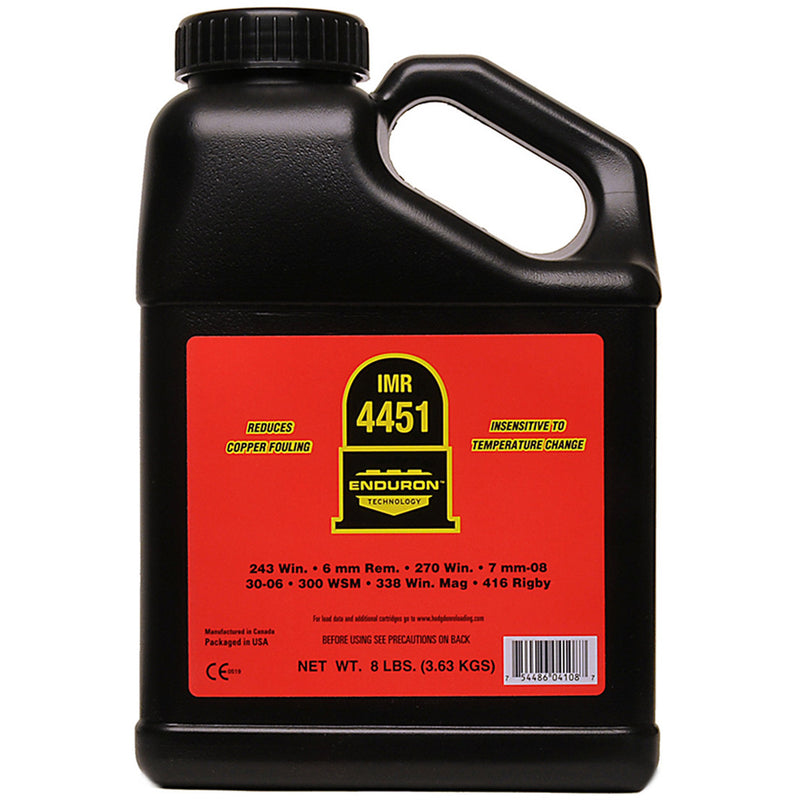 IMR 4451 Powder 8 lb. Enduron Rifle HAZMAT