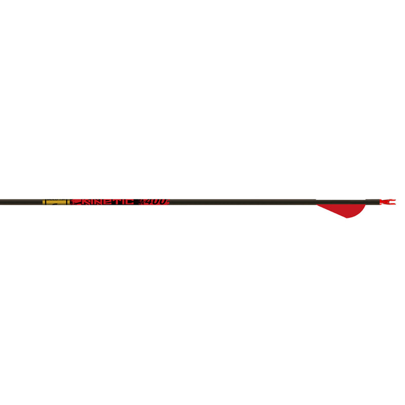 Gold Tip Kinetic Arrows 400 Raptor Vanes 6 pk.