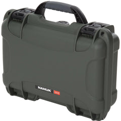 Nanuk Pistol and Accessory Hard Case w/Foam Olive 11.4 in. x 7 in. x 3.6 in