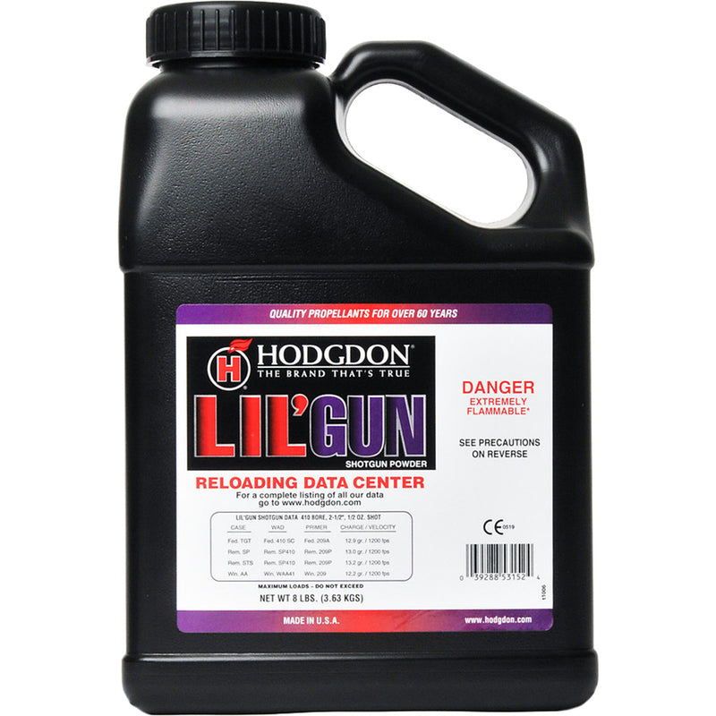 Hodgdon Lil'Gun Powder 8 lb. Shotgun HAZMAT