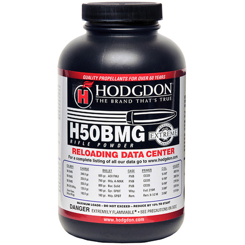 Hodgdon H50BMG Powder 1 lb. Extreme Rifle HAZMAT