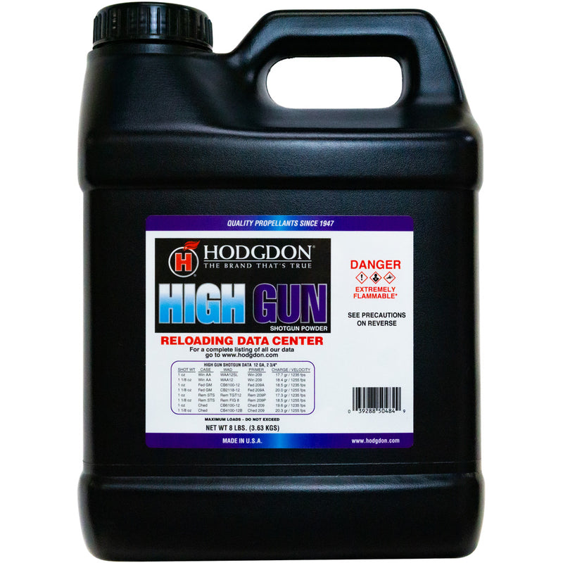 Hodgdon High Gun Powder 8 lb. Shotgun/Pistol HAZMAT