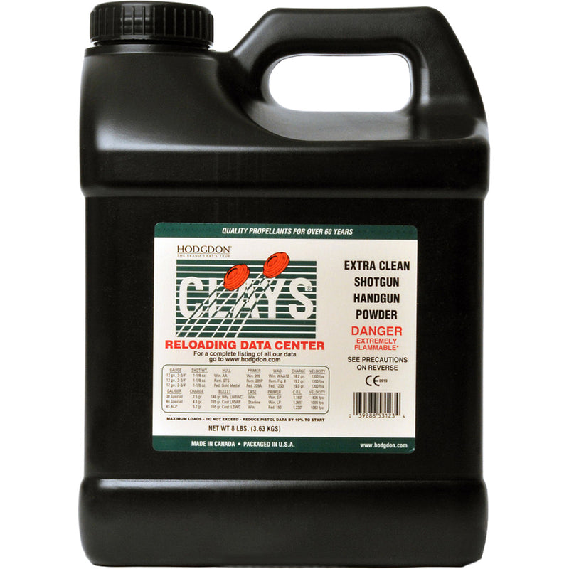Hodgdon Clays Powder 8 lb. Shotgun/Pistol HAZMAT