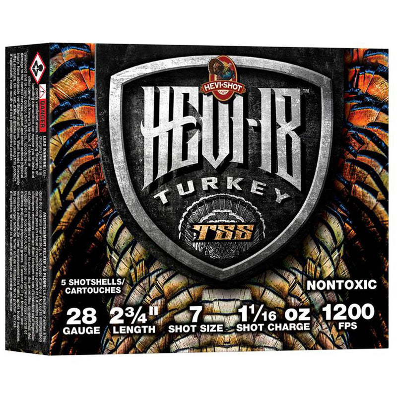 Hevi Shot Hevi 18 Blend TSS Shotgun Ammo 28 ga. 2 3/4 in. 1 1/16oz. 7 Shot 5 rd.