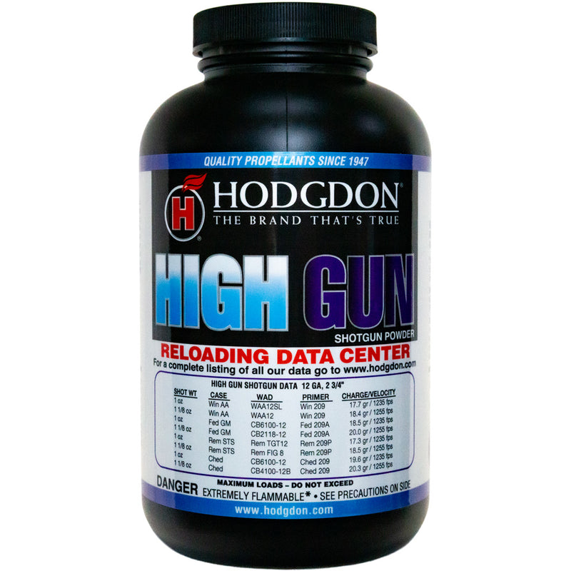 Hodgdon High Gun Powder 1 lb. Shotgun/Pistol HAZMAT