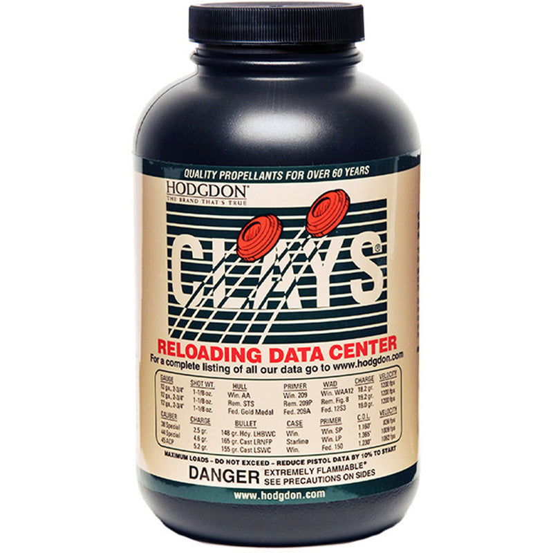 Hodgdon Clays Powder 14 oz.Shotgun/Pistol HAZMAT