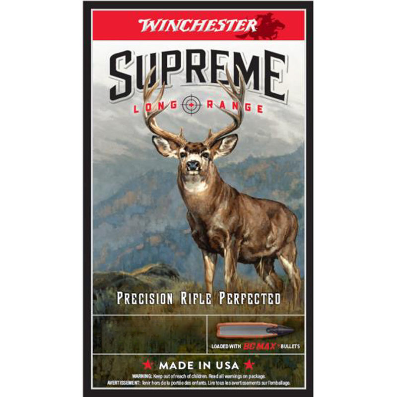 Winchester Supreme Long Range Ammo 6.5 CREEDMOOR 140 gr. 20 rd.