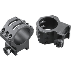 Weaver Classic 6Hole Skeleton Rings Matte Black 30mm High Clamshell Pack