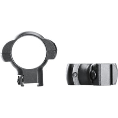 Weaver Grand Slam Rimfire Steel Rings Matte Black 1