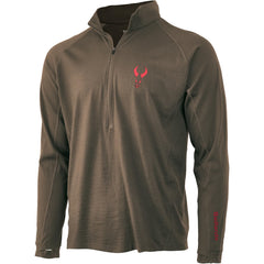 Badlands Pecora Midweight Merino 1/4 Zip MUD Medium