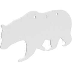 Birchwood Casey Ar500 Silhouette 3-Hole Bear 3/8