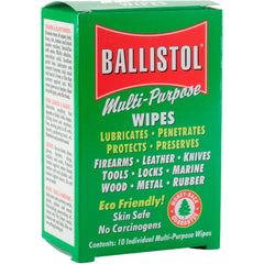 Ballistol Multi-Purpose Oil Wipes 10 pk.