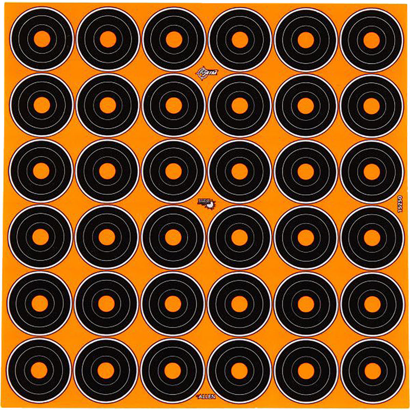 EzAim Splash 1 in. Bullseye Adhesive Targets 6x6 in. 12 pk.