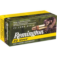 Remington Viper Rimfire Ammo 22 LR 36 gr. Plated TCSB 50 pk.