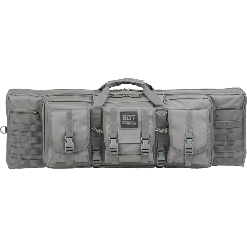 Bulldog Deluxe Single Tactical Rifle Case Seal Grey 36 in.