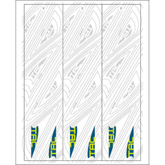 TAC Vanes Arrow Specific Wraps White Size E 4.675 13 pk.