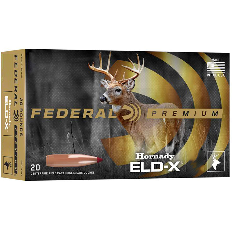 Federal Premium Rifle Ammo 270 Win. 145 gr. ELDX 20 rd.