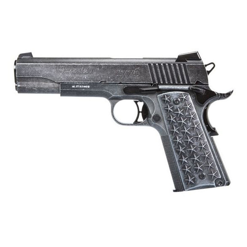 Sig Sauer 1911 We The People Pellet CO2 Pistol Distressed Metal  4.5 BB Cal.