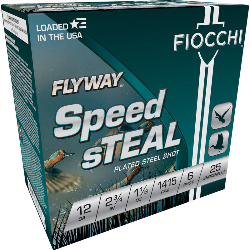 Fiocchi Flyway Speed Teal Shotgun Loads 12 ga. 2.75 in. 1 1/8 oz. 6 Shot 25 rd.