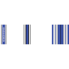 Bohning Arrow Wraps Crested Blue 7 in. Standard 13 pk.