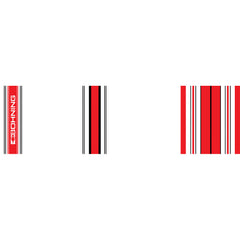 Bohning Arrow Wraps Crested Red 7 in. Standard 13 pk.
