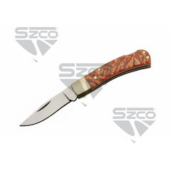SZCO Red Clay Lockback Knife 3 in.