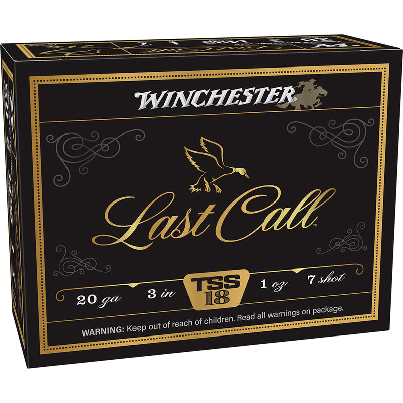 Winchester Last Call Waterfowl TSS Load 20 ga. 3 in. 1 oz. 7 Shot 10 rd.
