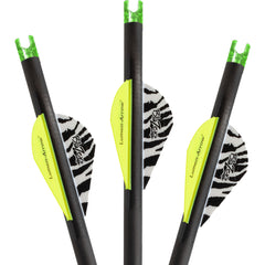 Lumenok Crossbow Bolts 20 in. Green Capture Nocks 3 pk.