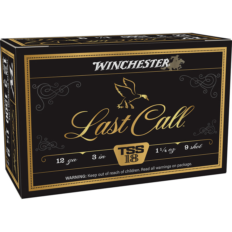 Winchester Last Call Waterfowl TSS Load 12 ga. 3 in. 1 1/4 oz. 9 Shot 10 rd.